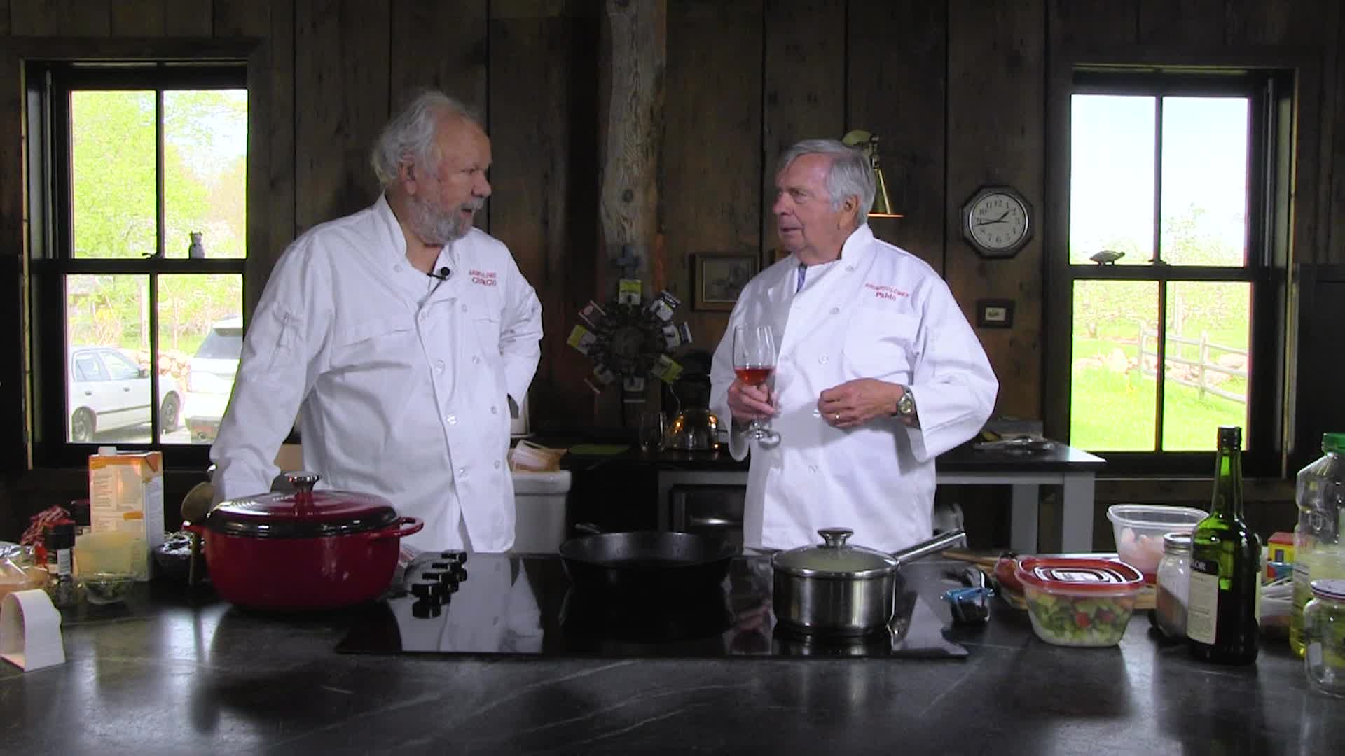 Grumpy old men cooking Cajun Cuisine