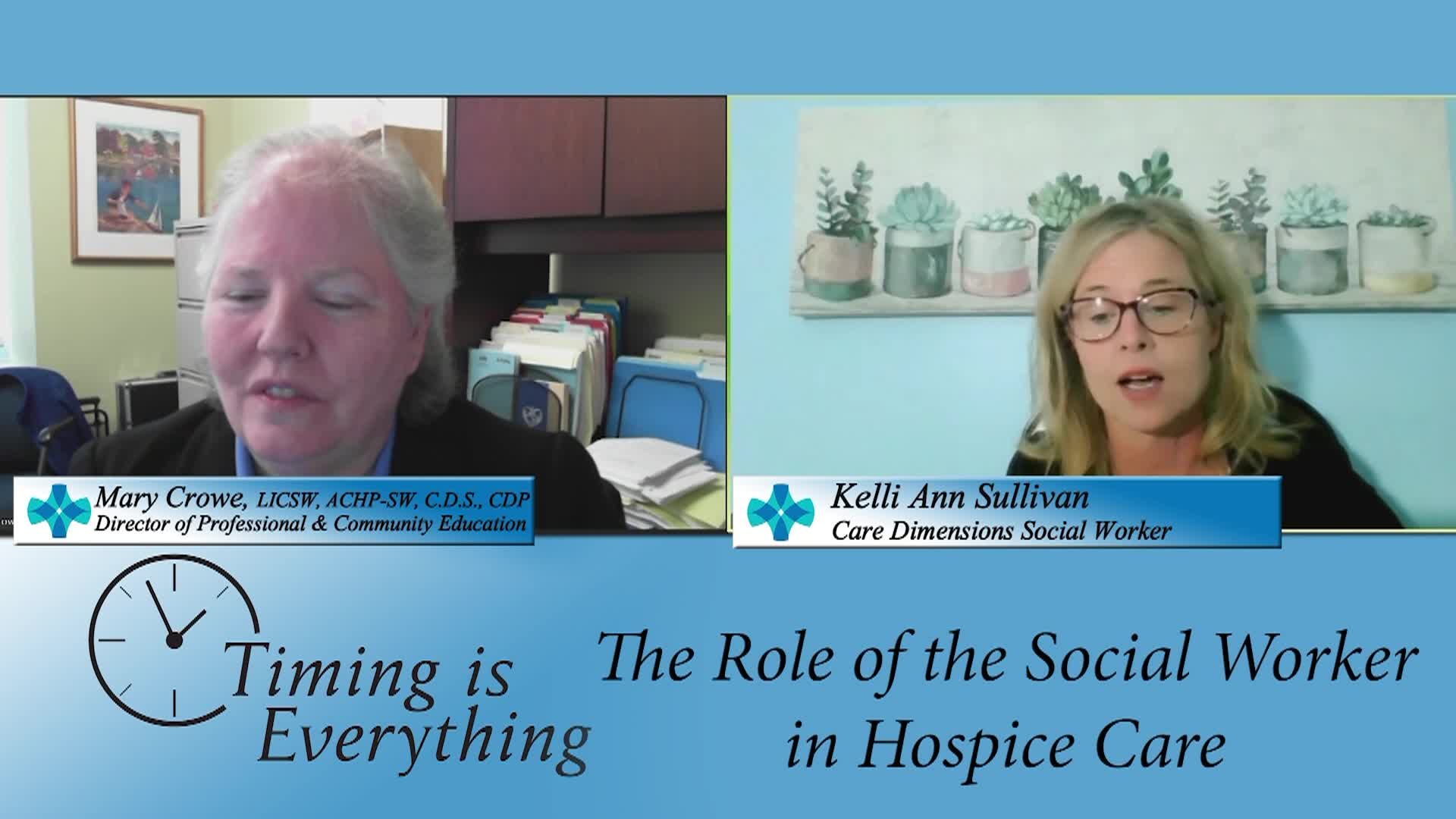 Timing Is Everything Social Work Month