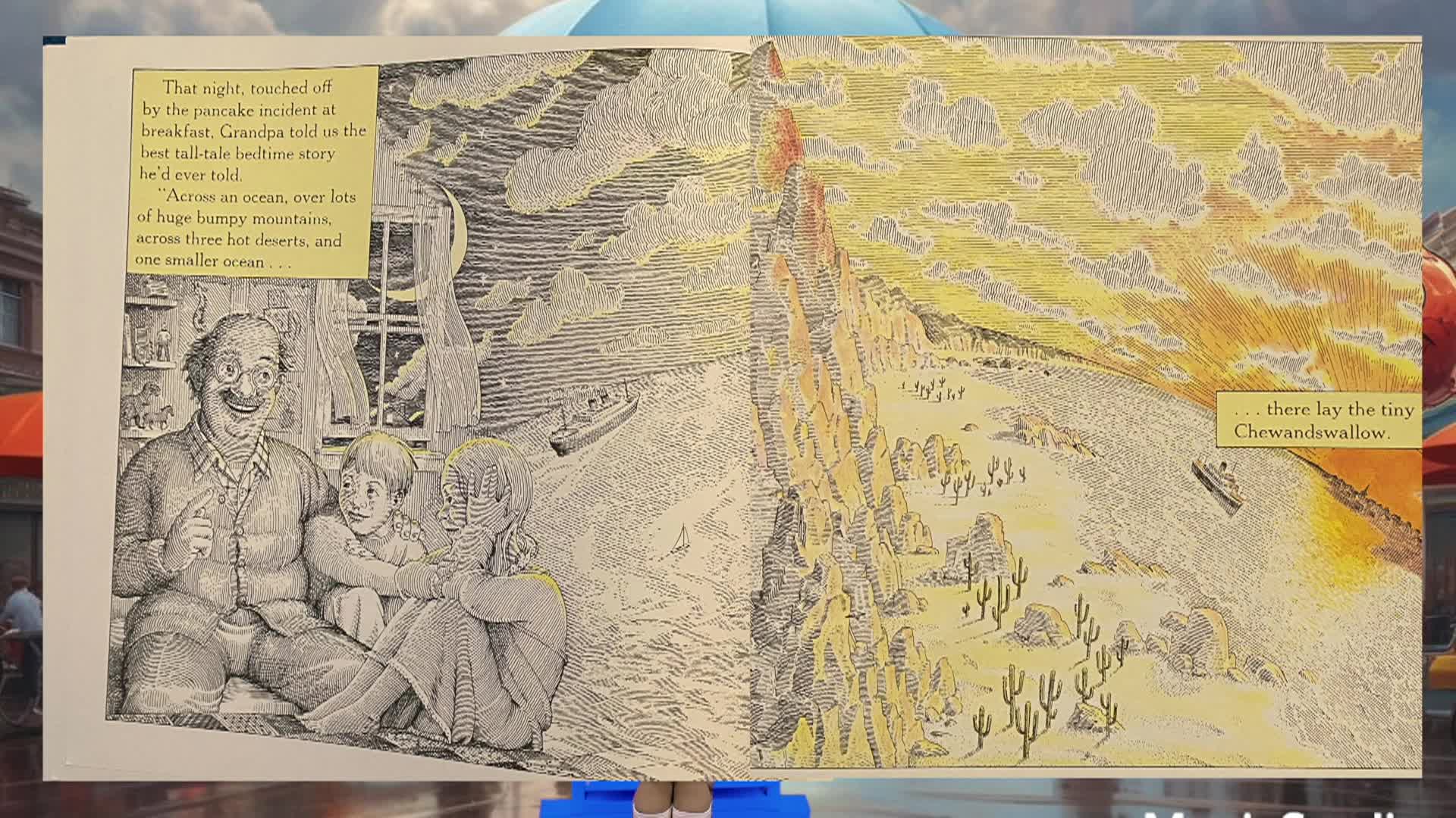 Thumbnail image for Cosette's Enchanted Journey's: "Cloudy with a Chance of Meatballs," by Judi Barrett
