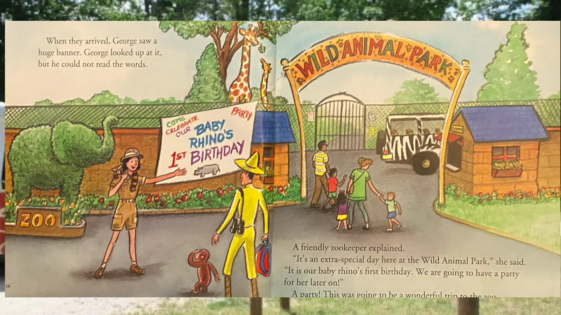 Thumbnail image for Cosette's Enchanted Journeys "Curious George at the Zoo and at the Aquarium," by Margret & H.A. Rey