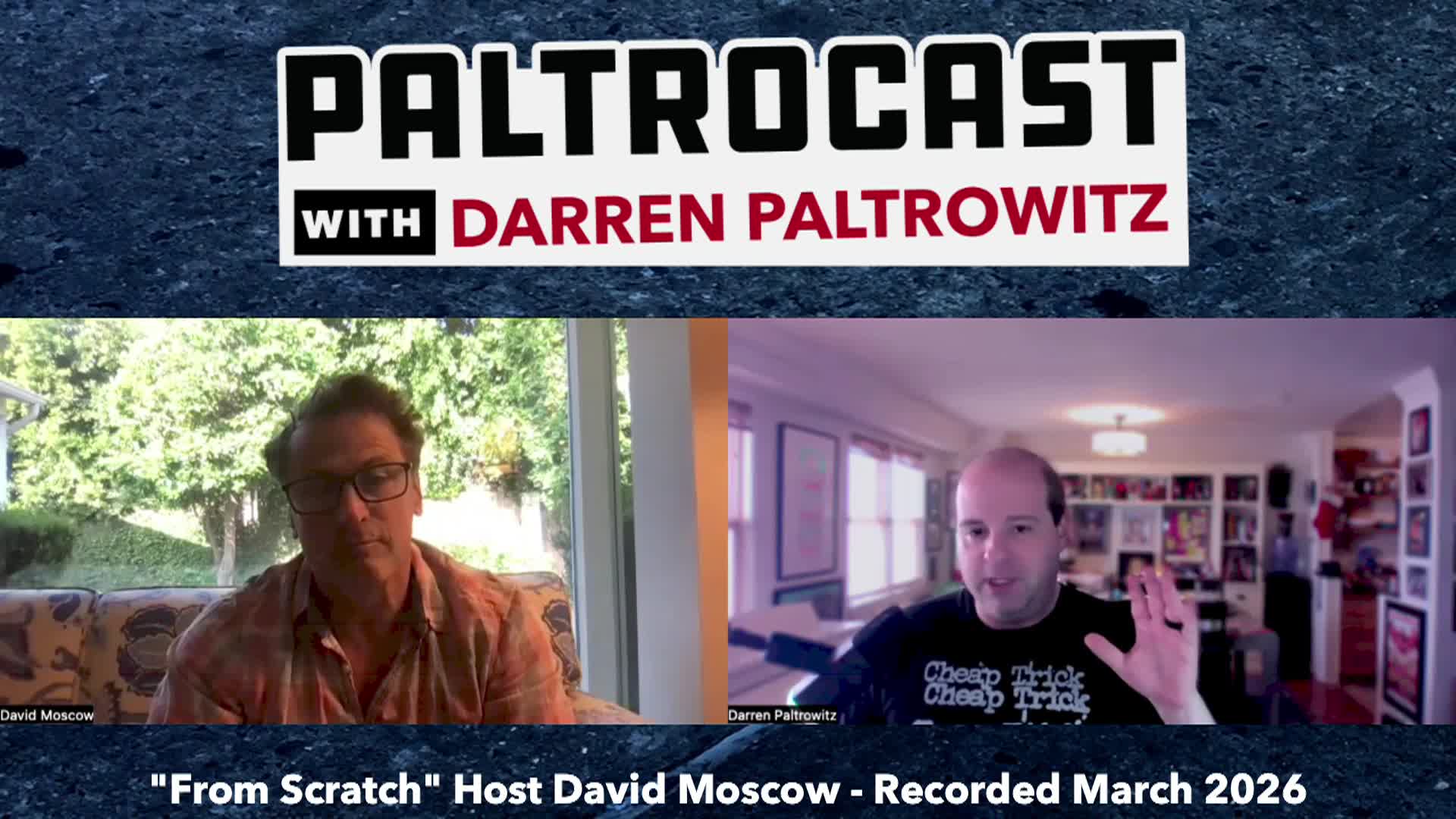 Paltrocast: actor and "From Scratch" host David Moscow and singer/songwriter Ana Cristina Cash